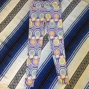 LuLaRoe Leggings little russian doll patterned OS